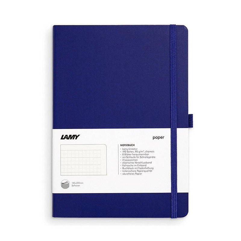 Тефтер LAMY А5, меки корици, син | Penshop.bg