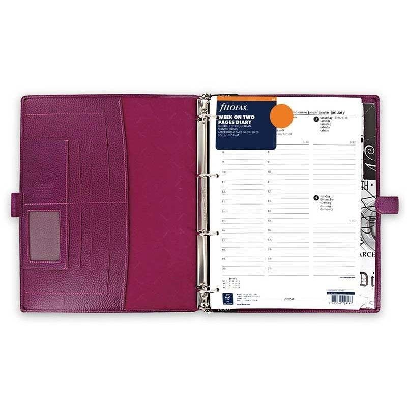 Органайзер-папка Filofax - Finsbury Raspberry, А4 | Penshop.bg